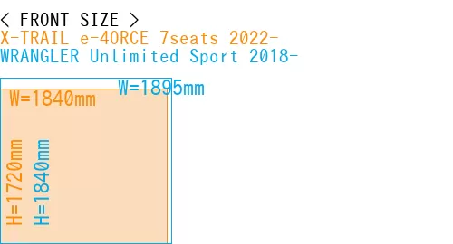 #X-TRAIL e-4ORCE 7seats 2022- + WRANGLER Unlimited Sport 2018-